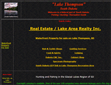 Tablet Screenshot of lakethompson.com